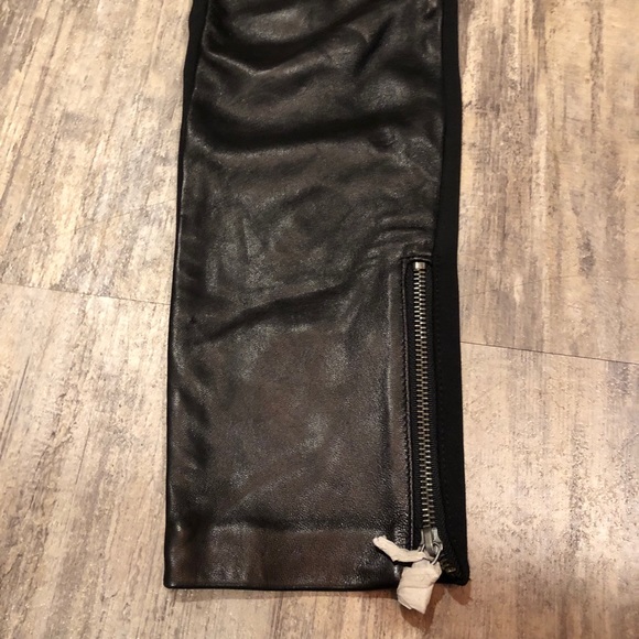 New Victoria’s Secret Leather & Ponte Leggings - Picture 4 of 9
